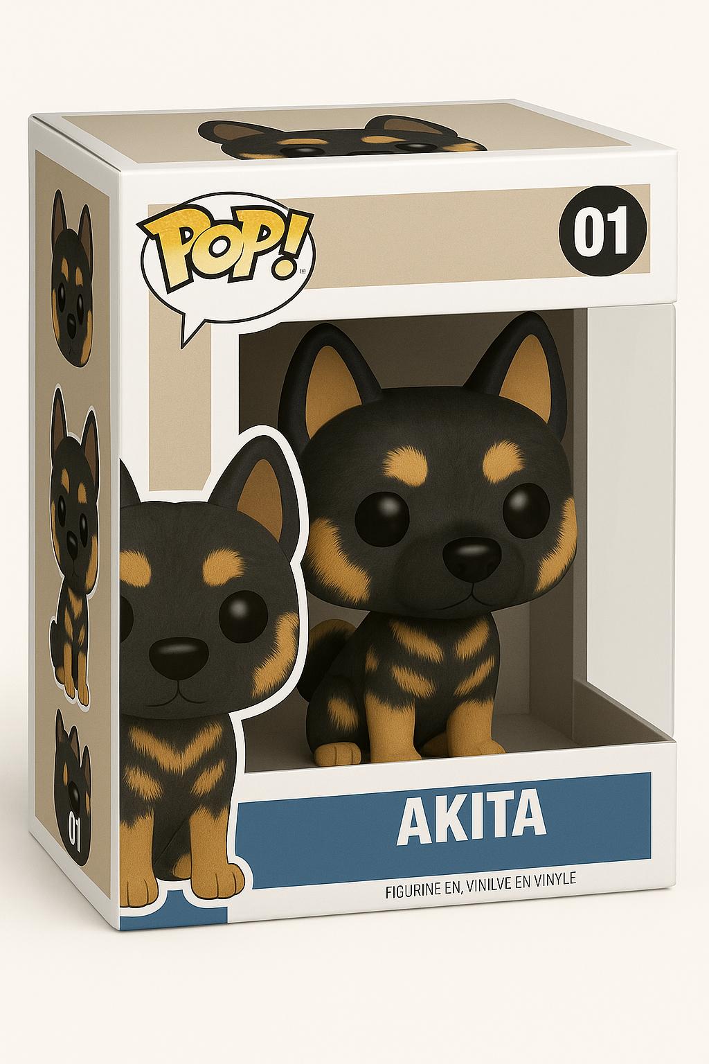 Фигурка настольная Акита Тигровая Кайку