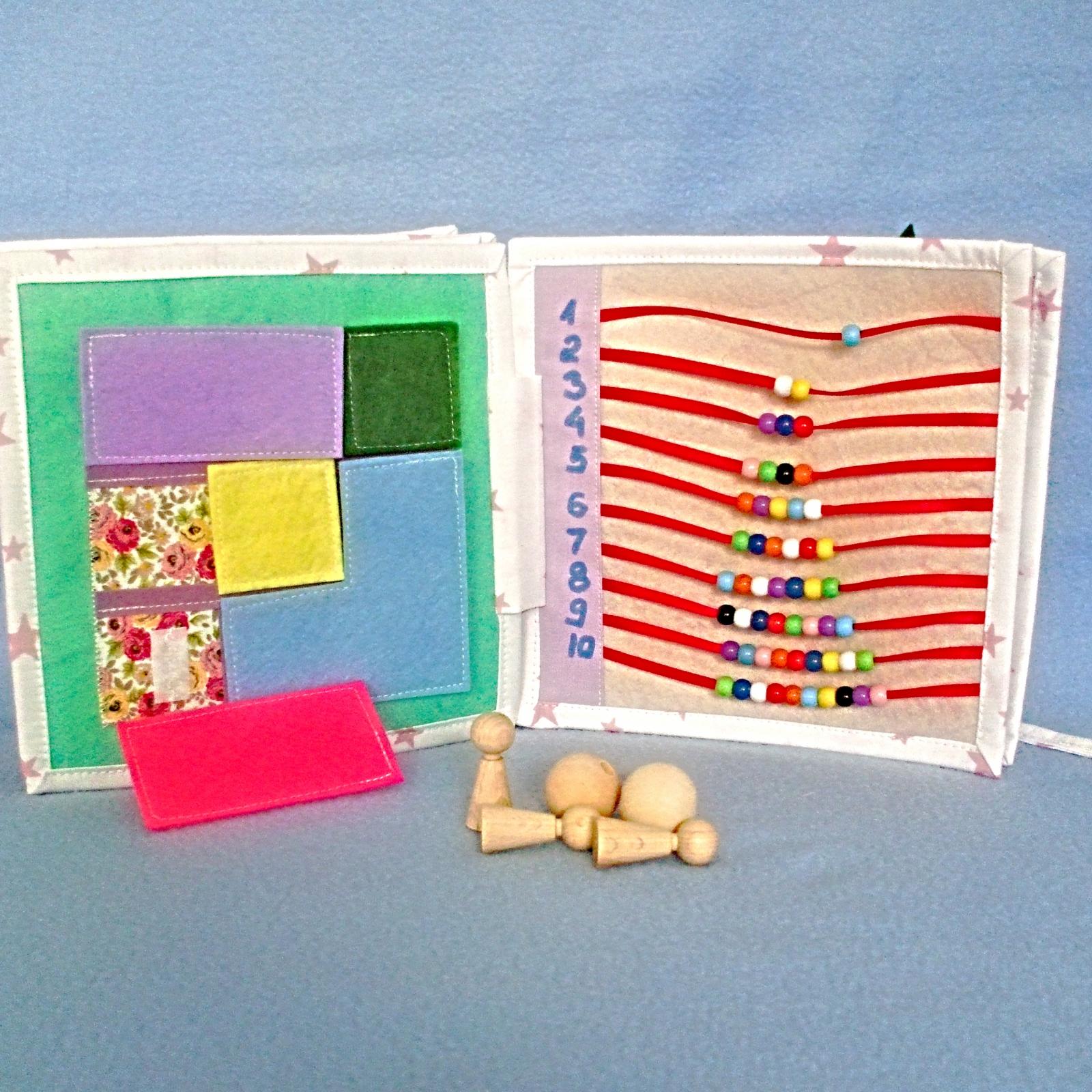 Quiet book for girls ,birthday gift ,personalized activity book.