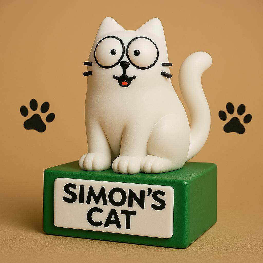 Simon's Cat Desk Figure