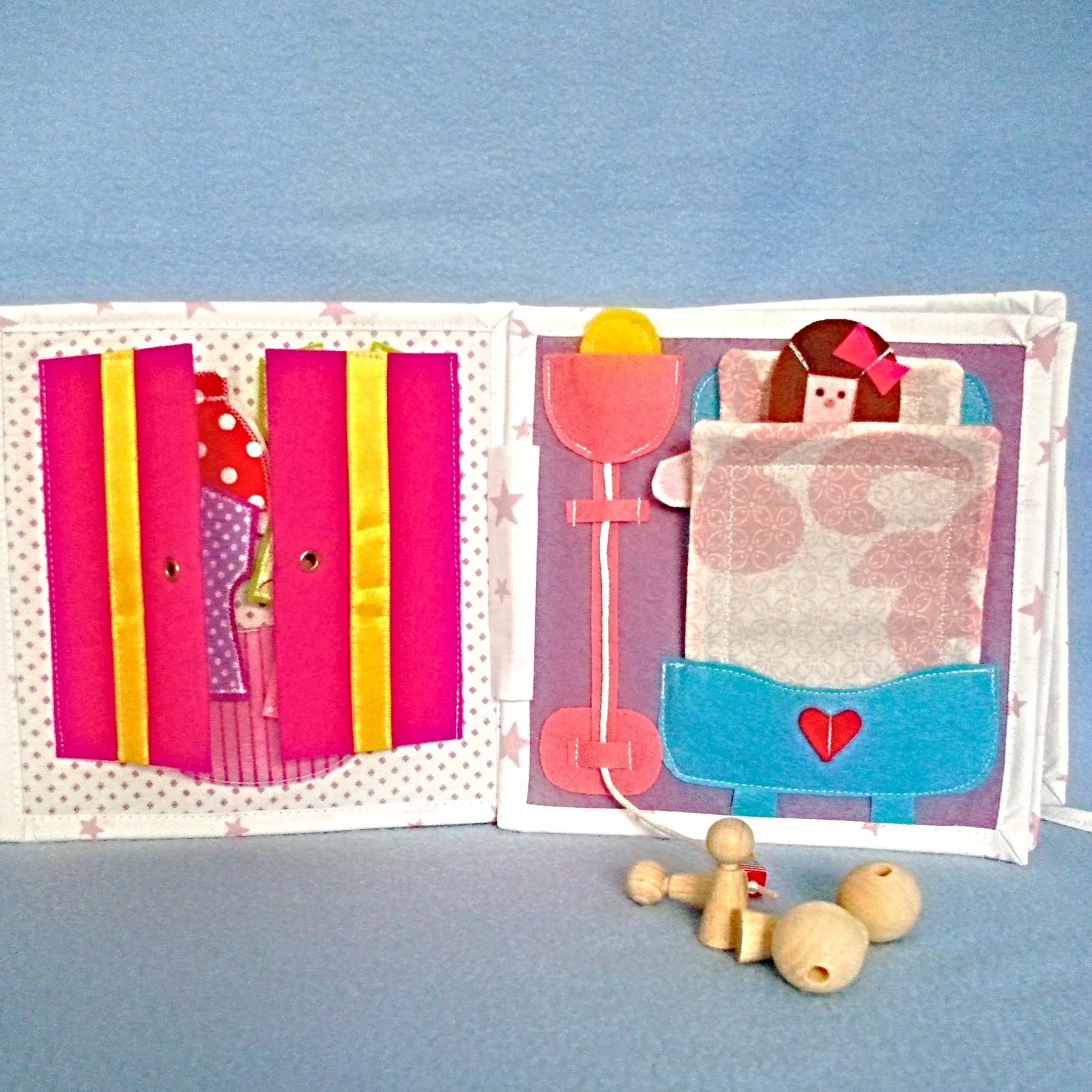 Quiet book for girls ,birthday gift ,personalized activity book.