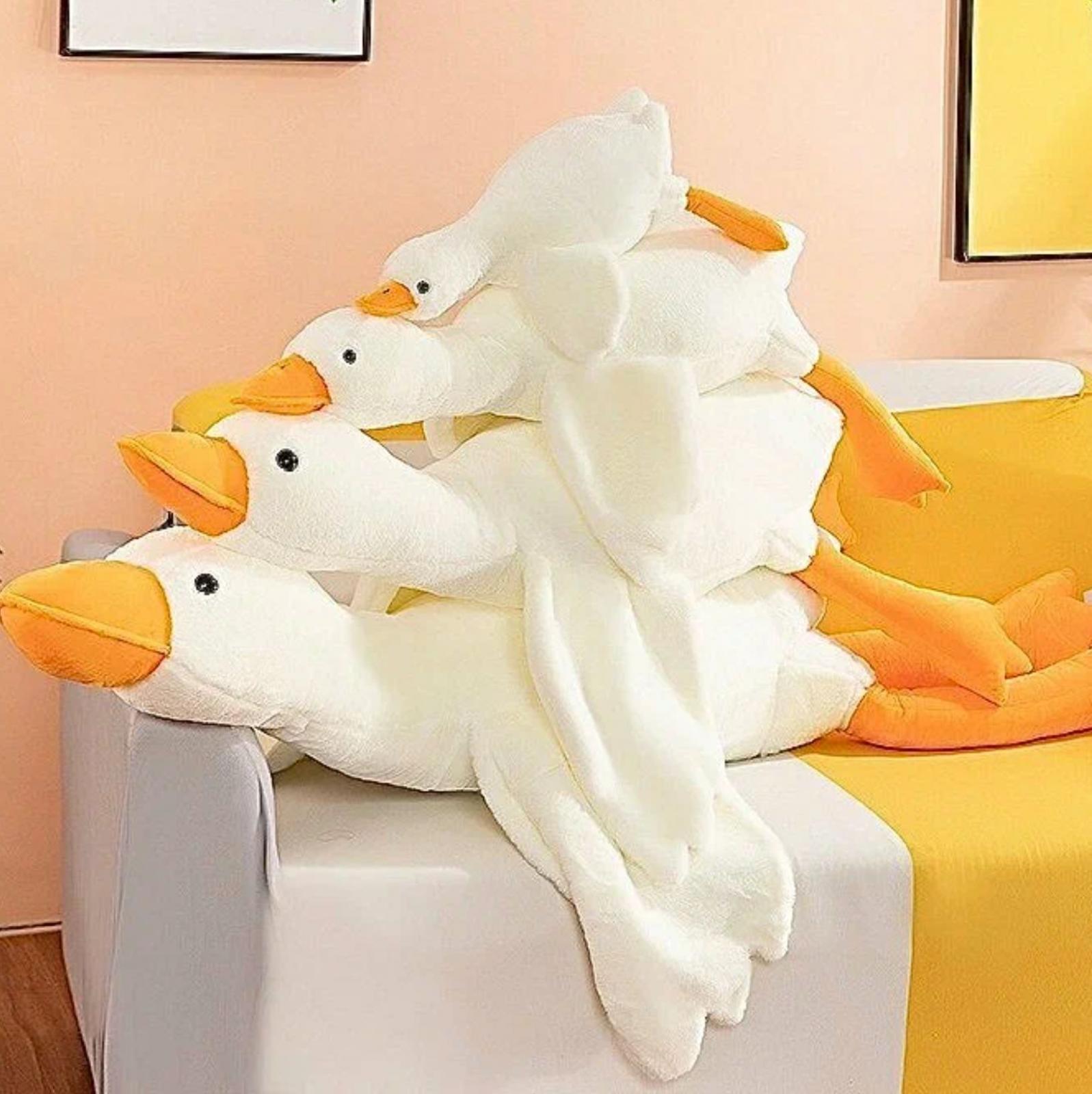 Large soft toy "Goose-hugging" 90 cm