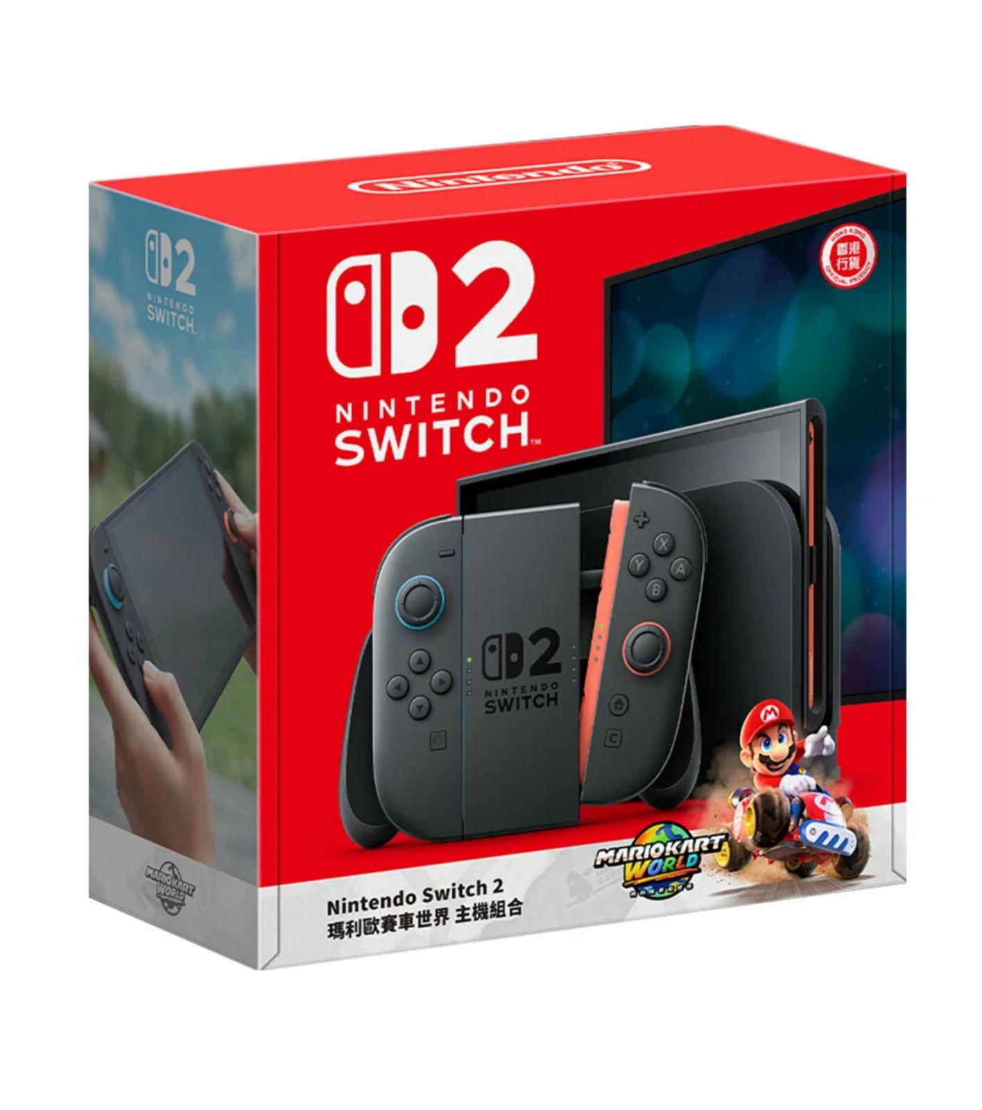 Игровая приставка Nintendo Switch 2 256 ГБ, Mario Kart World, черный