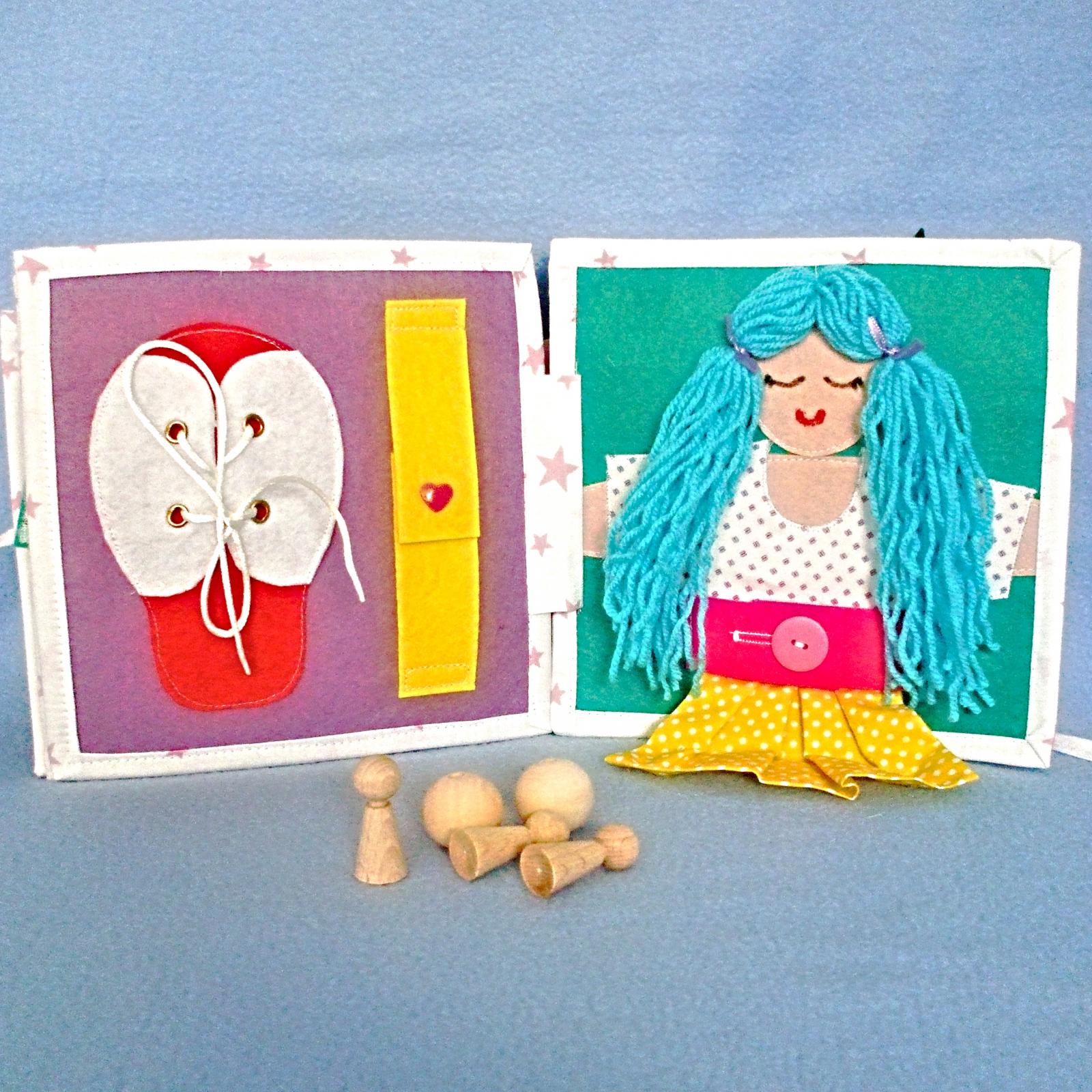 Quiet book for girls ,birthday gift ,personalized activity book.