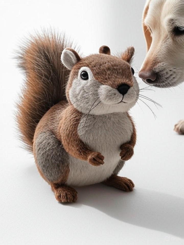 Plush Squirrel Toy