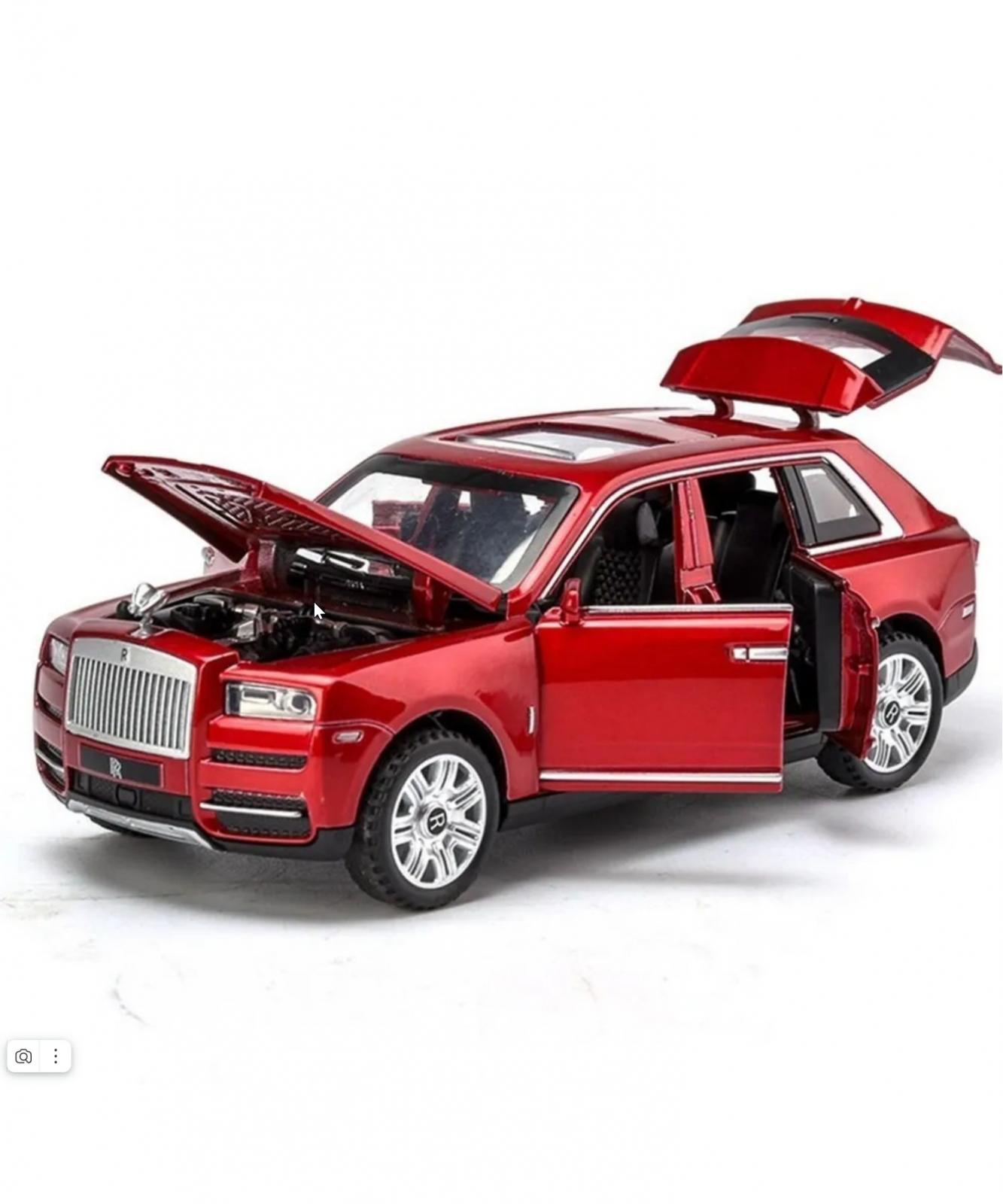 Rolls-Royce Cullinan Metal Model Red 1:24 20 cm
